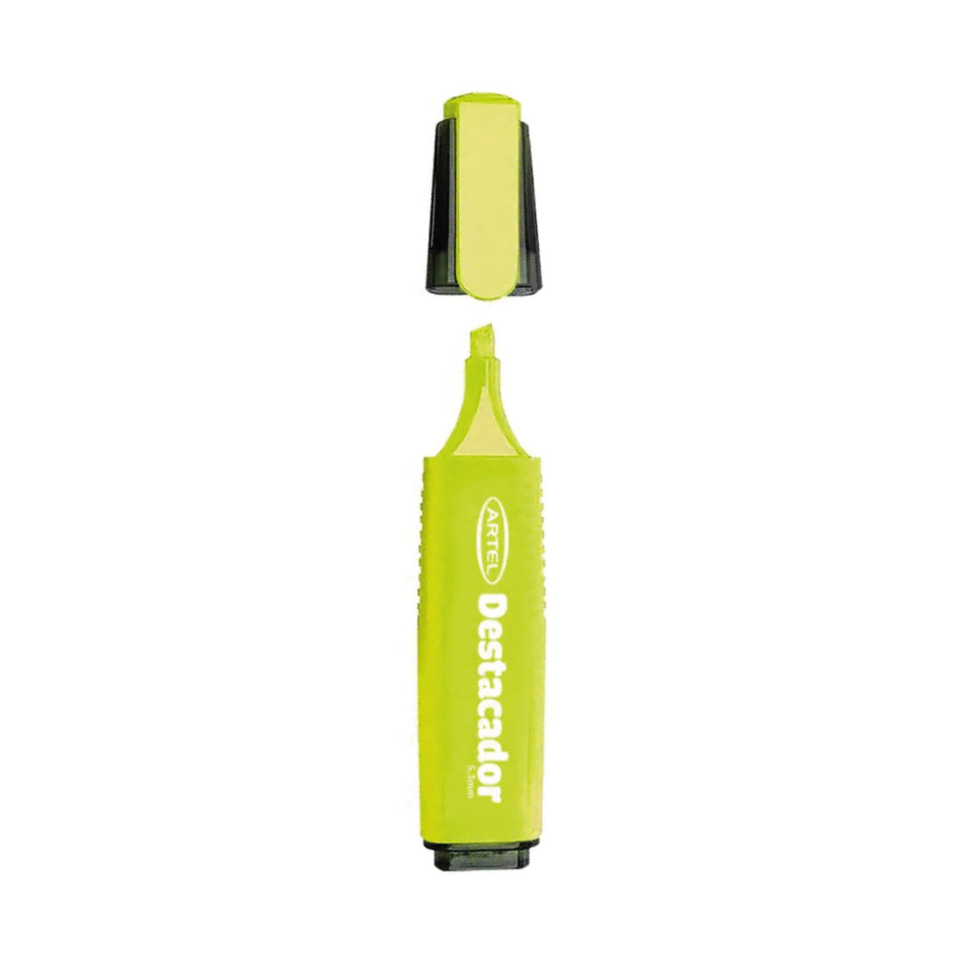 Destacador Artel Bolsillo Amarillo Biselado 5,3 mm