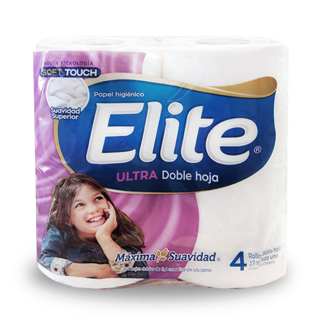 Papel Higienico Elite DH 27 mt 4 rollos