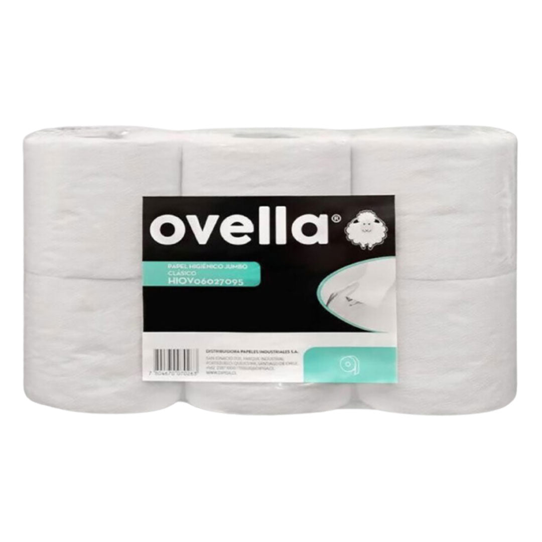 Papel Higienico Ovella 6 rollos 500 mt