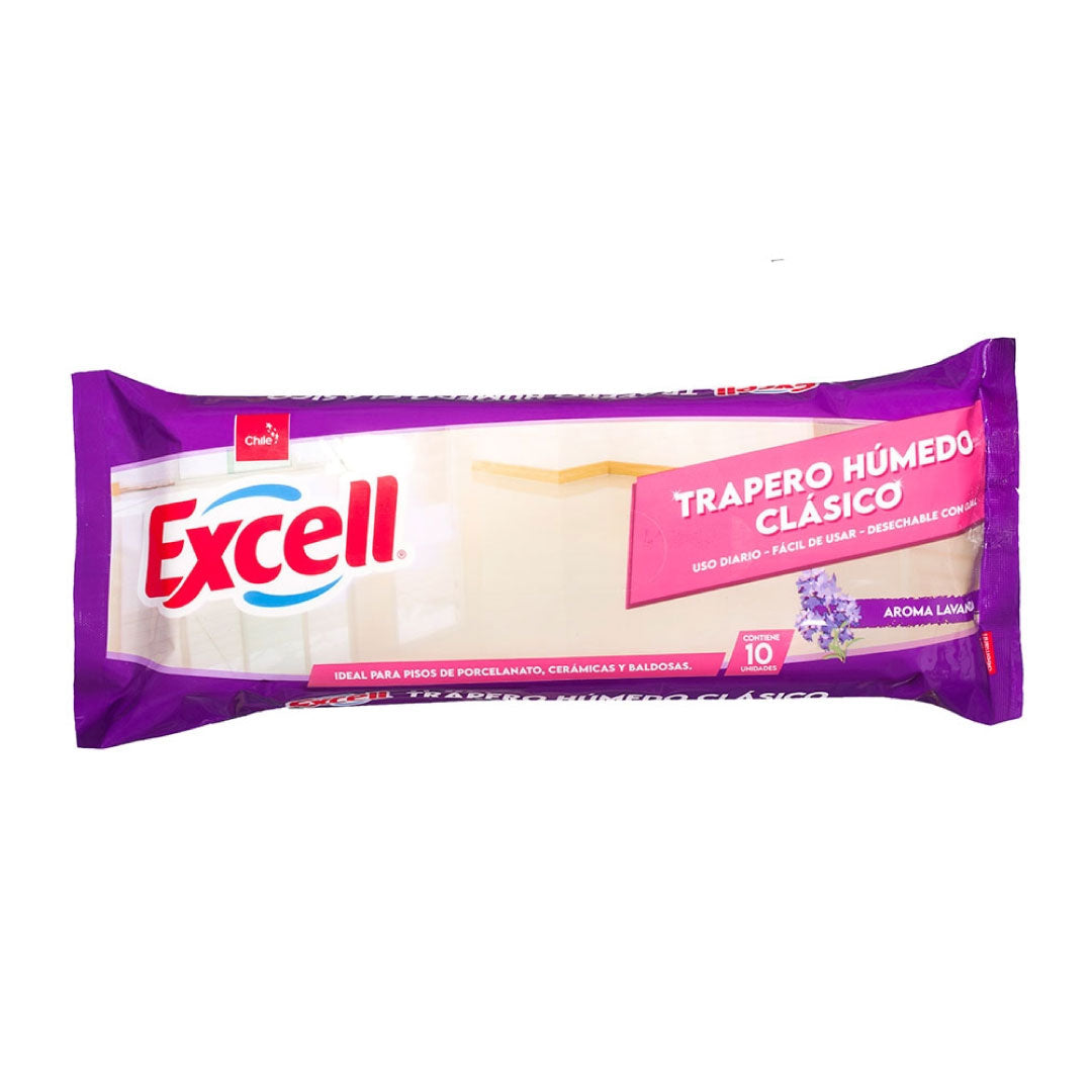 Trapero Excell Húmedo Clásico Lavanda 10 un